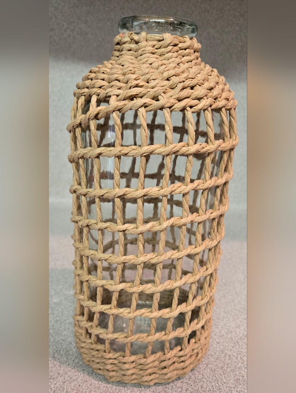 Decorative Rope Wrapped Jar/Vase, Medium